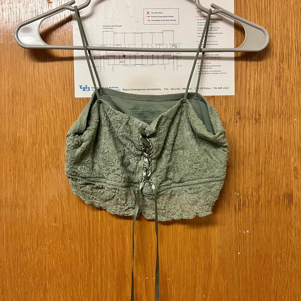 Collie sage green top